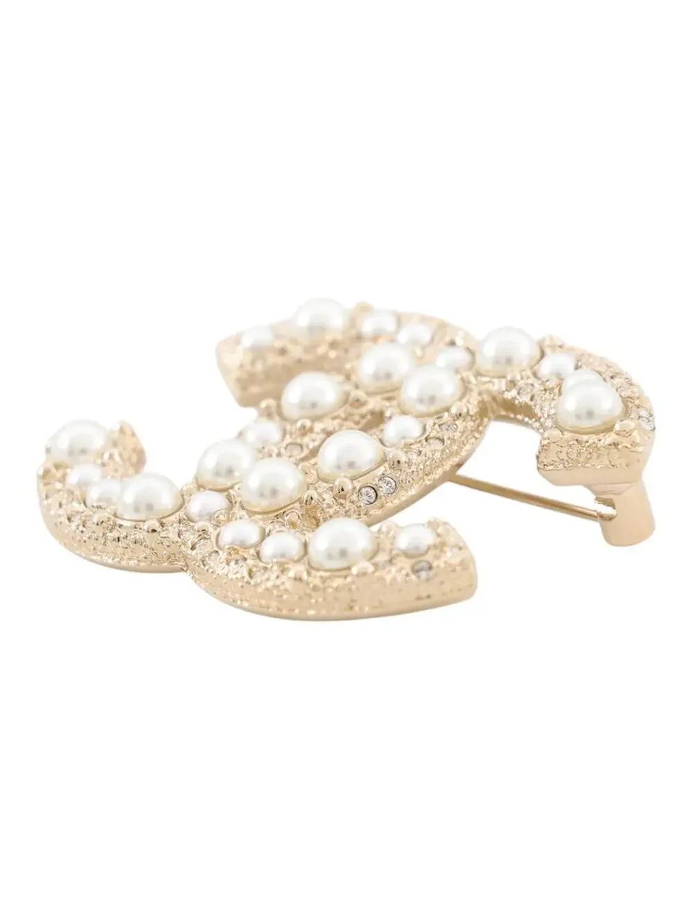 Chanel Cc Logo Brooch Metal #357871C12B